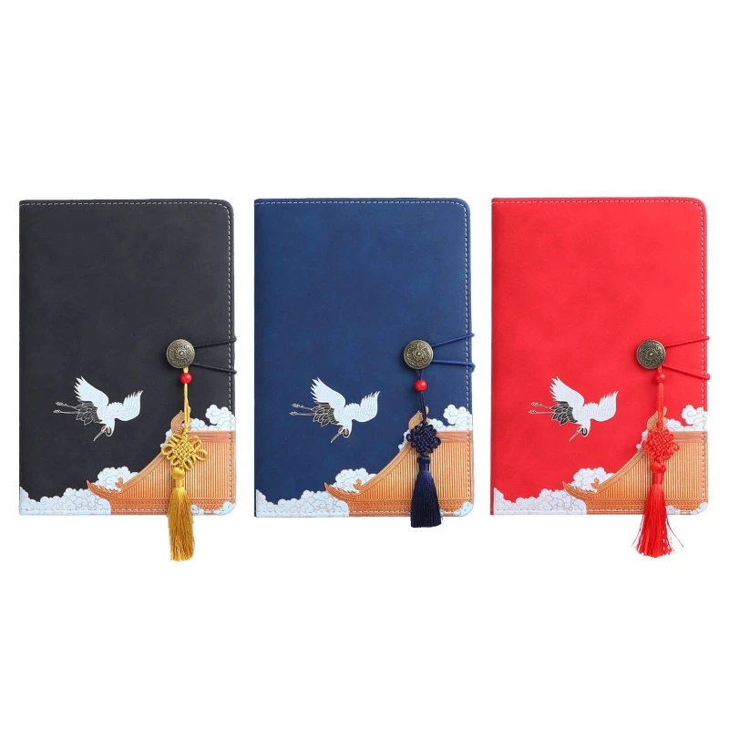 

Colorful Blank Journal Writing Notebook Hardcover Notepad Ink-proof Personal Diary Record for Present Souvenir 200 Pages 85DD