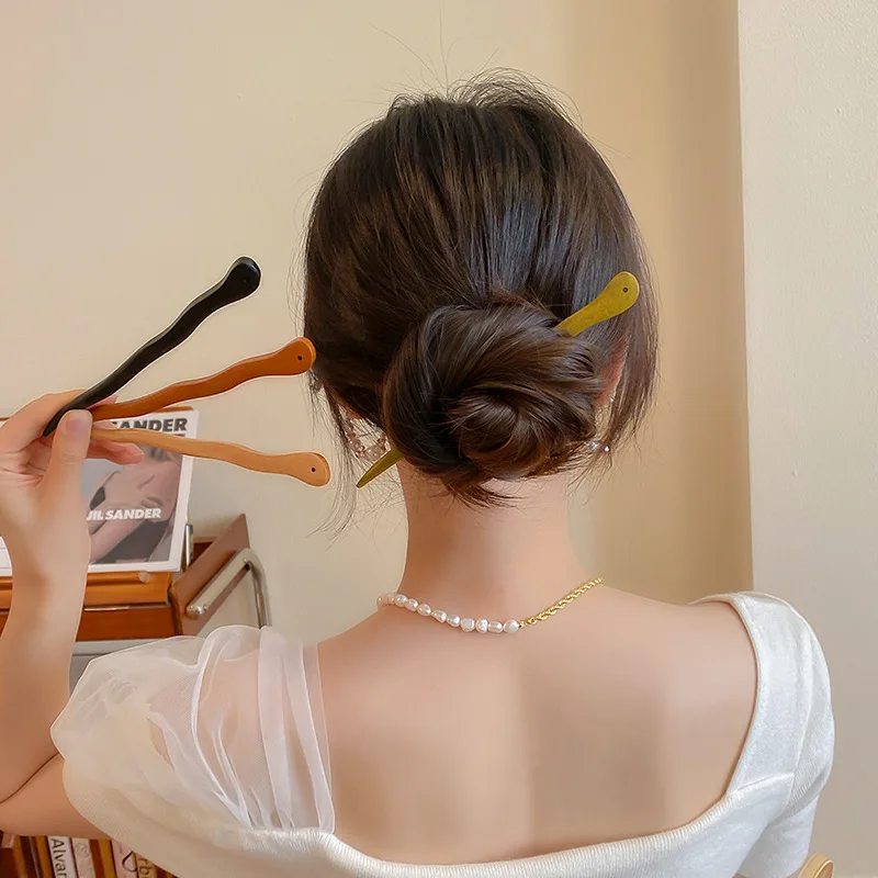 Новая простая заколка для волос в китайском стиле женщин Hanfu Qipao элегантные