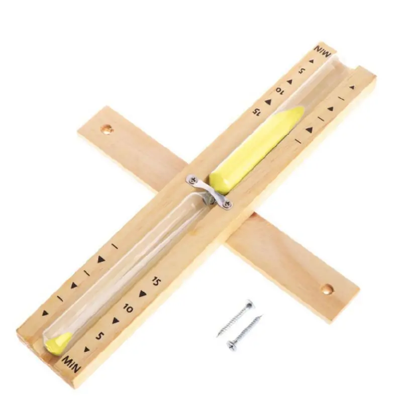 

Деревянные песочные часы для сауны, вращающиеся настенные часы, 15 мин