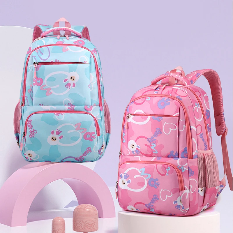 

Fashionable Children's Schoolbag Lightweight Large Capacity Ridge Protection Backpack for Grade 3-6 Primary School Students