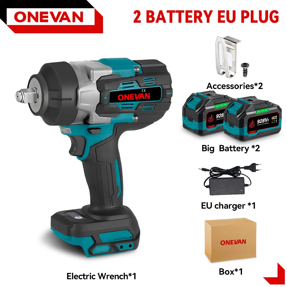 ONEVAN 2800N.M аккумуляторный ударный гайковерт 1/2 дюйма