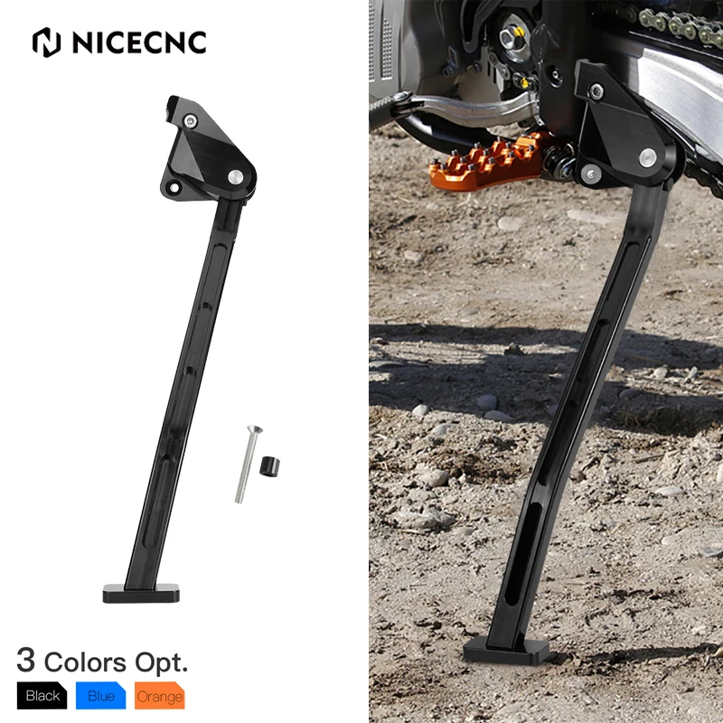 

NICECNC Motocross Aluminum Parking Side Stand Kickstand For GAS GAS MC125 MC250F MC450F 2021-2022 KTM SX SXF Husqvarna FC TC