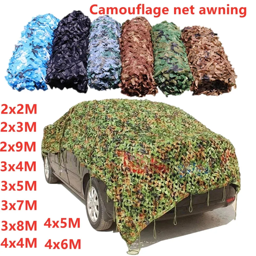 

Hunting Camouflage Military Net 2mx3m 5mx3m Military Camouflage Canopy Camper Tent Outdoor Shade