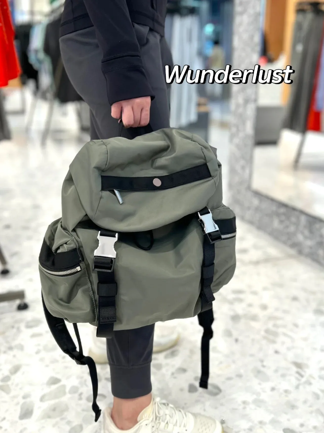 NWT Wunderlust Backpack 25L Wunderlust Mini 14L High-capacity Outdoor Travel Backpack Metal Logo Water-proof Fitness Bags
