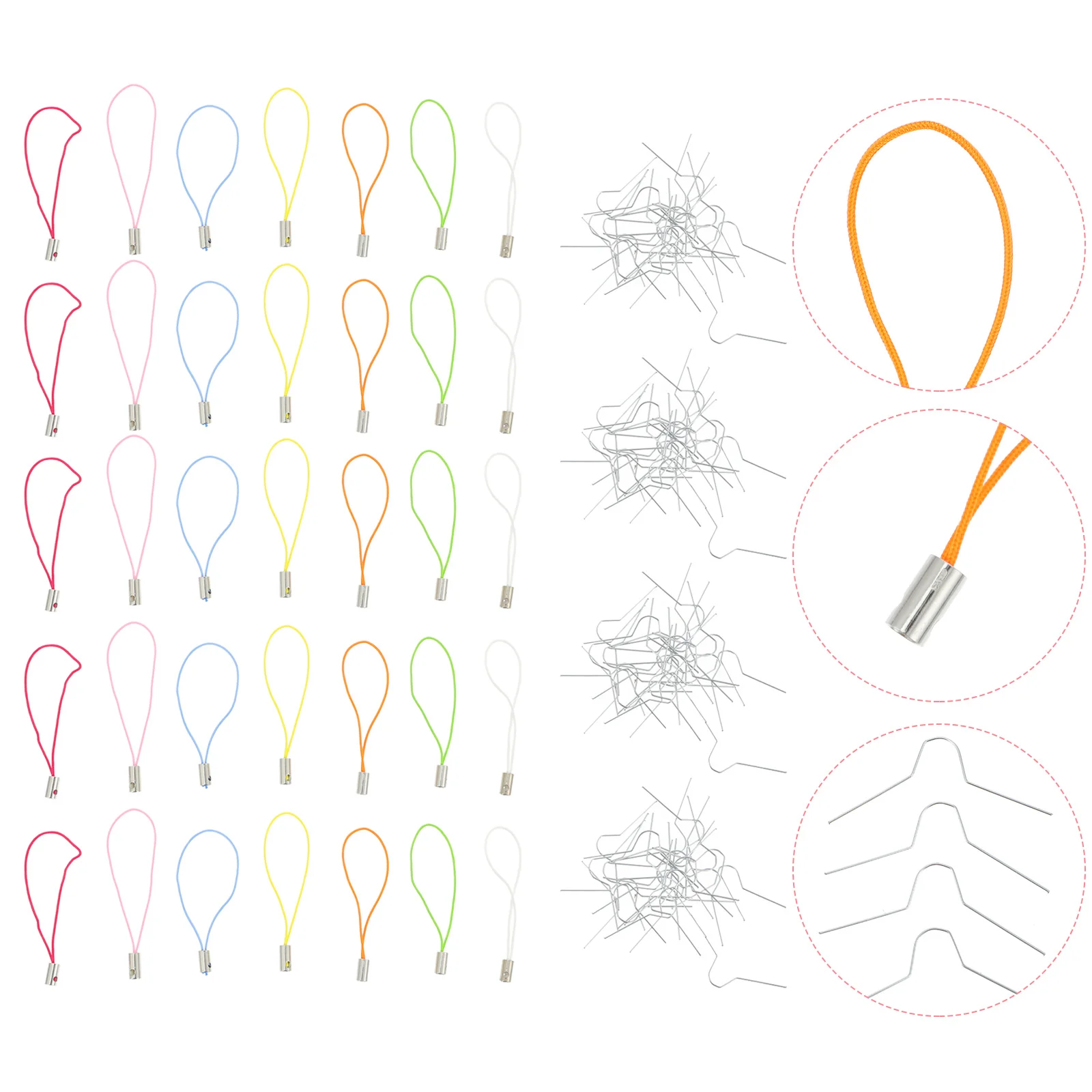 

100 Pcs Easter Egg Hooks Green Decor Precut Hanging Ribbon Green Suit Easter Egg Hanging Manual Ornament Precut String Hangers