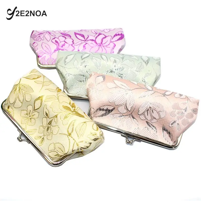 

Coin Purse Women Lady Retro Vintage Embroidered Flower Small Wallet Hasp Purse