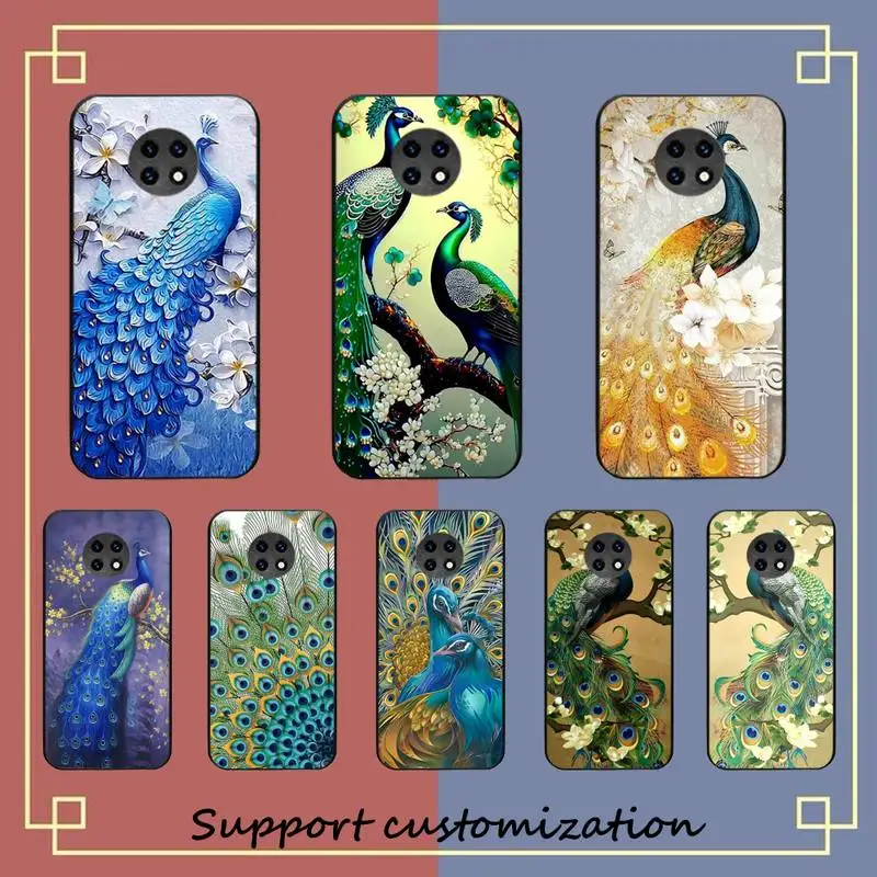 

peacock feathers Phone Case for Redmi Note 8 7 9 4 6 pro max T X 5A 3 10 lite pro