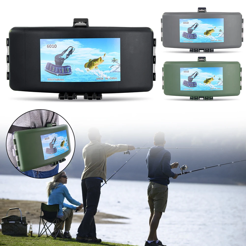 

Portabale Fly Fishing Lure Spinner Spoon Bait Tool Box Trout Flies Fishook Fish Hook Hard EVA Storage Case Container Bag