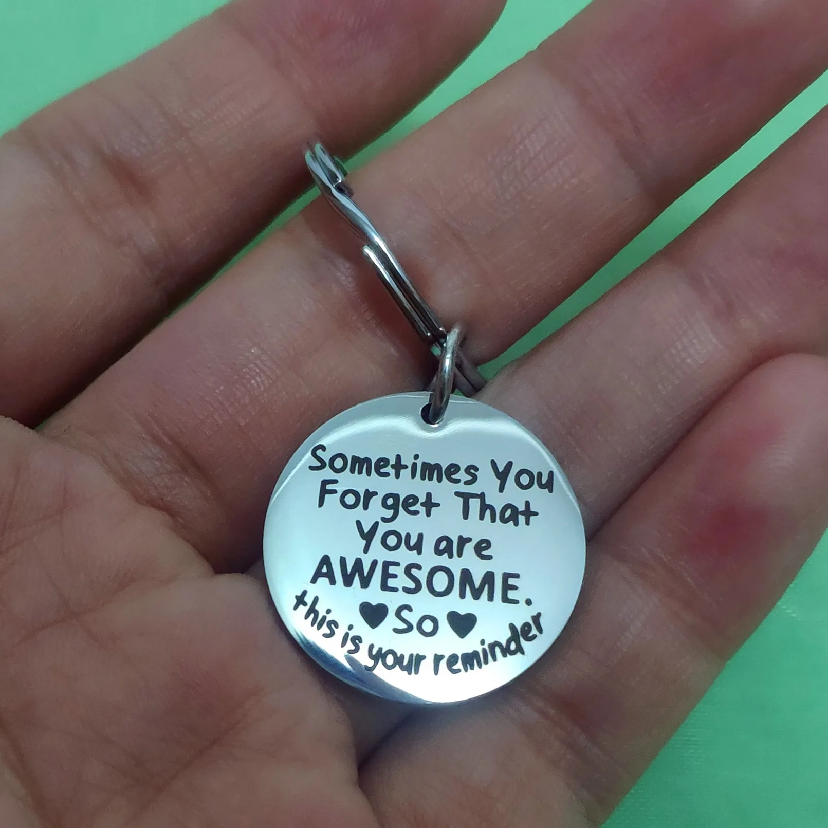 Карабин для ключей из нержавеющей стали пары личных Праздников Подарок на день