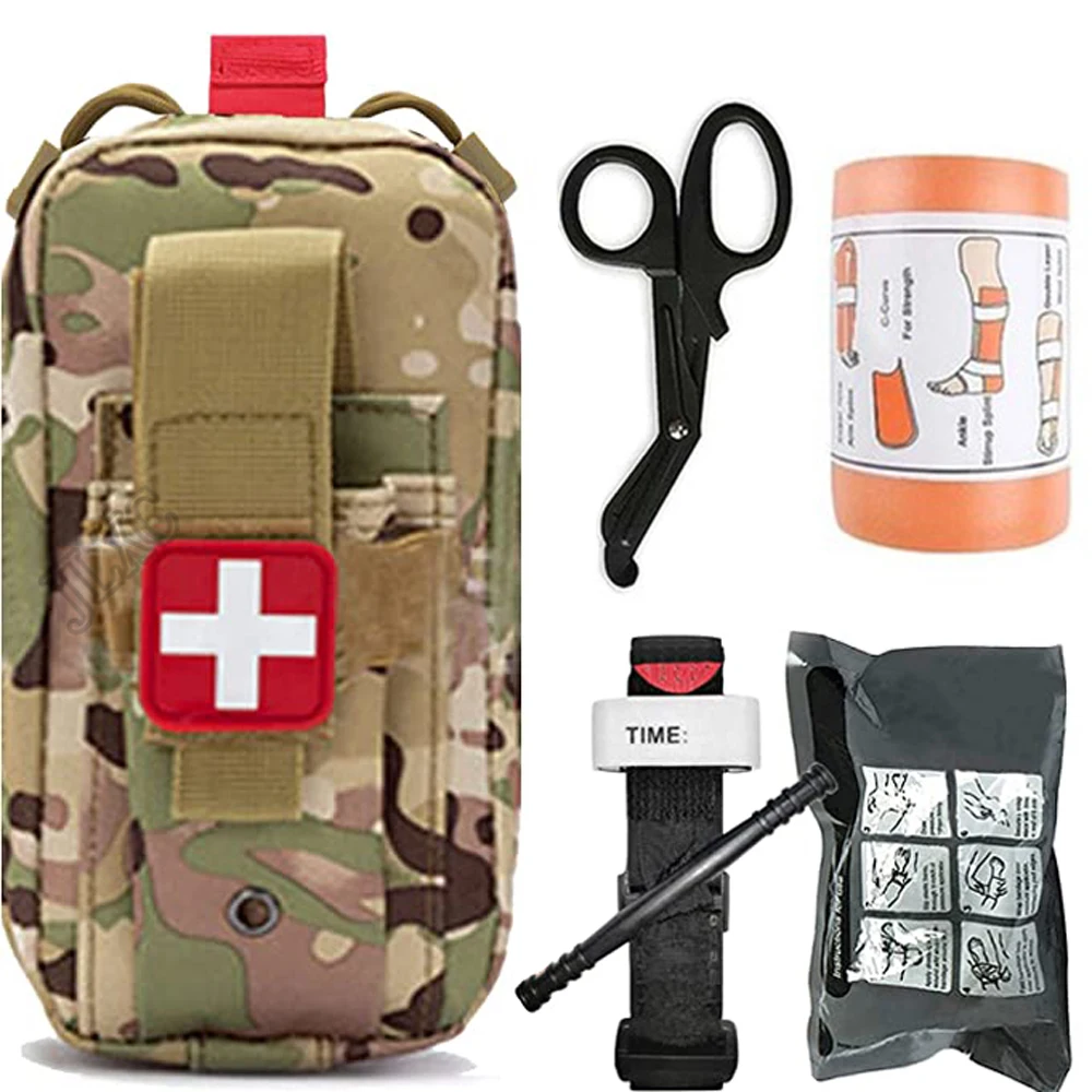

Аварийное снаряжение для выживания, тактический набор первой помощи, военная сумка для администратора, снаряжение для кемпинга, тактическа...