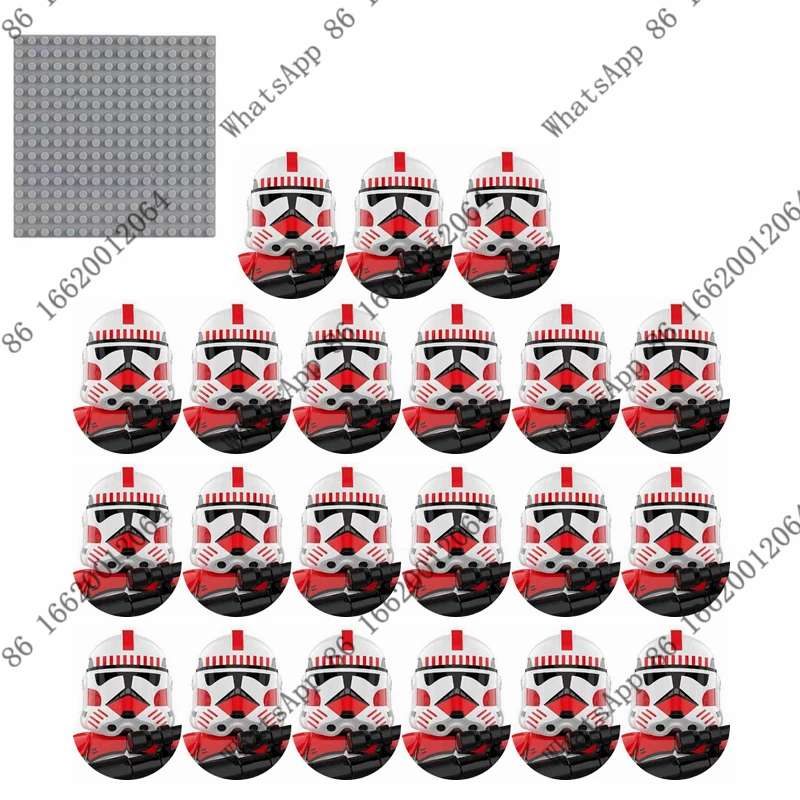 

21pcs/lot Clone Force 99 Cody 501st Clone Legion Death Watch Clone Trooper Building Blocks Brick Star Model Figures Kids Toys