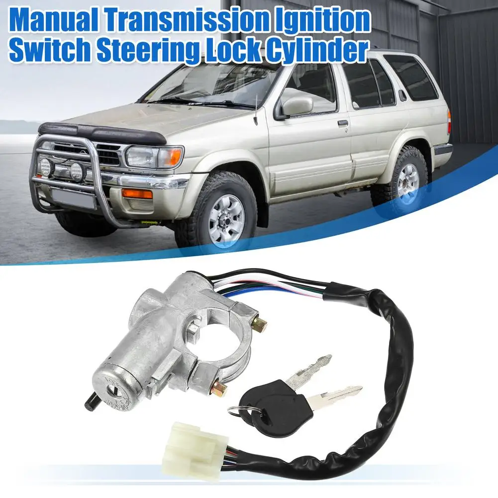 

Ignition Switch Lock Cylinder With Keys Manual Transmission 48700-75p25 Compatible For 90-96 Pathfinder