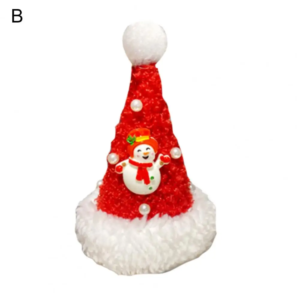 

Christmas Hat Hairpin Christmas Style Hair Clip Kids Adult Santa Hat Hair Clip