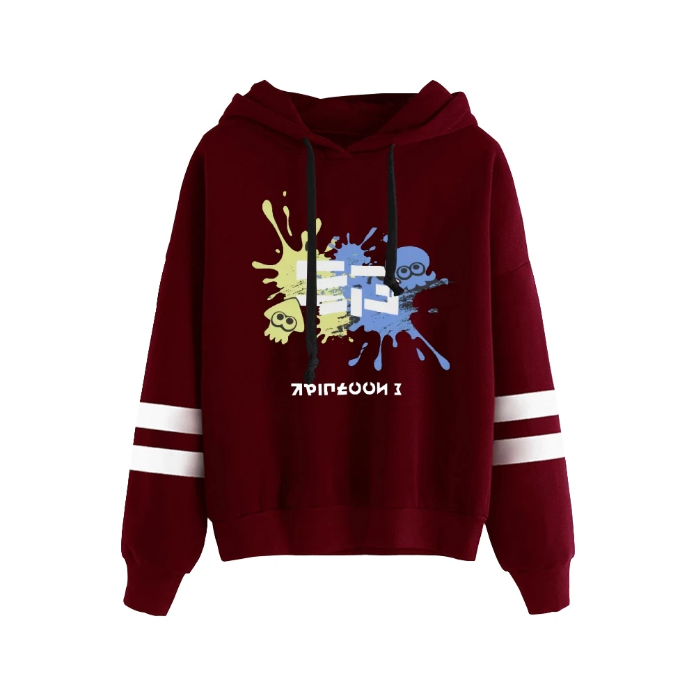 

Men Hoody Splatoon 3 Game Women Pocketless Parallel Bars Sleeve Sweatshirts Men Hoodie Harajuku Streetwear y2k Clothes