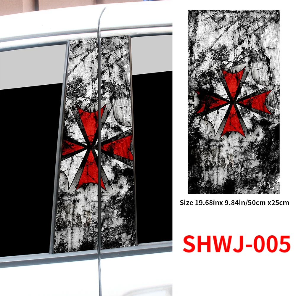 

Наклейки на автомобиль с изображением злых зонтиков