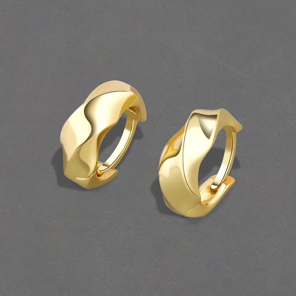 

Small Gold Earrings Fine Huggie Sleeper Hoop Earring For Women Girls Original Designer Fashion Luxury Jewelry Making 2022 Trend