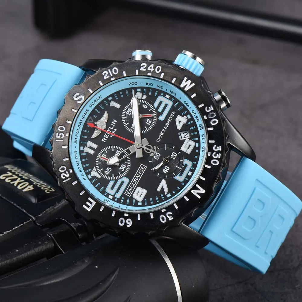 

Лидер продаж, часы Breitling для мужчин, роскошные спортивные наручные часы на выносливость с автоматическим датой, деловые кварцевые часы с хронографом и кварцевым механизмом, часы ААА