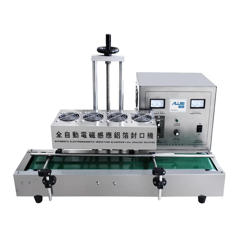 

Full automatic electric inductor bottle aluminum foil sealing packing machine with CE certification