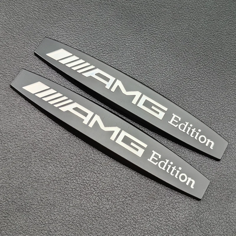 

2 шт. 3D металлические эмблемы-наклейки AMG Edition для крыльев автомобиля Mercedes A B C E S ML GL W176 W177 W203 W204 W211, аксессуары