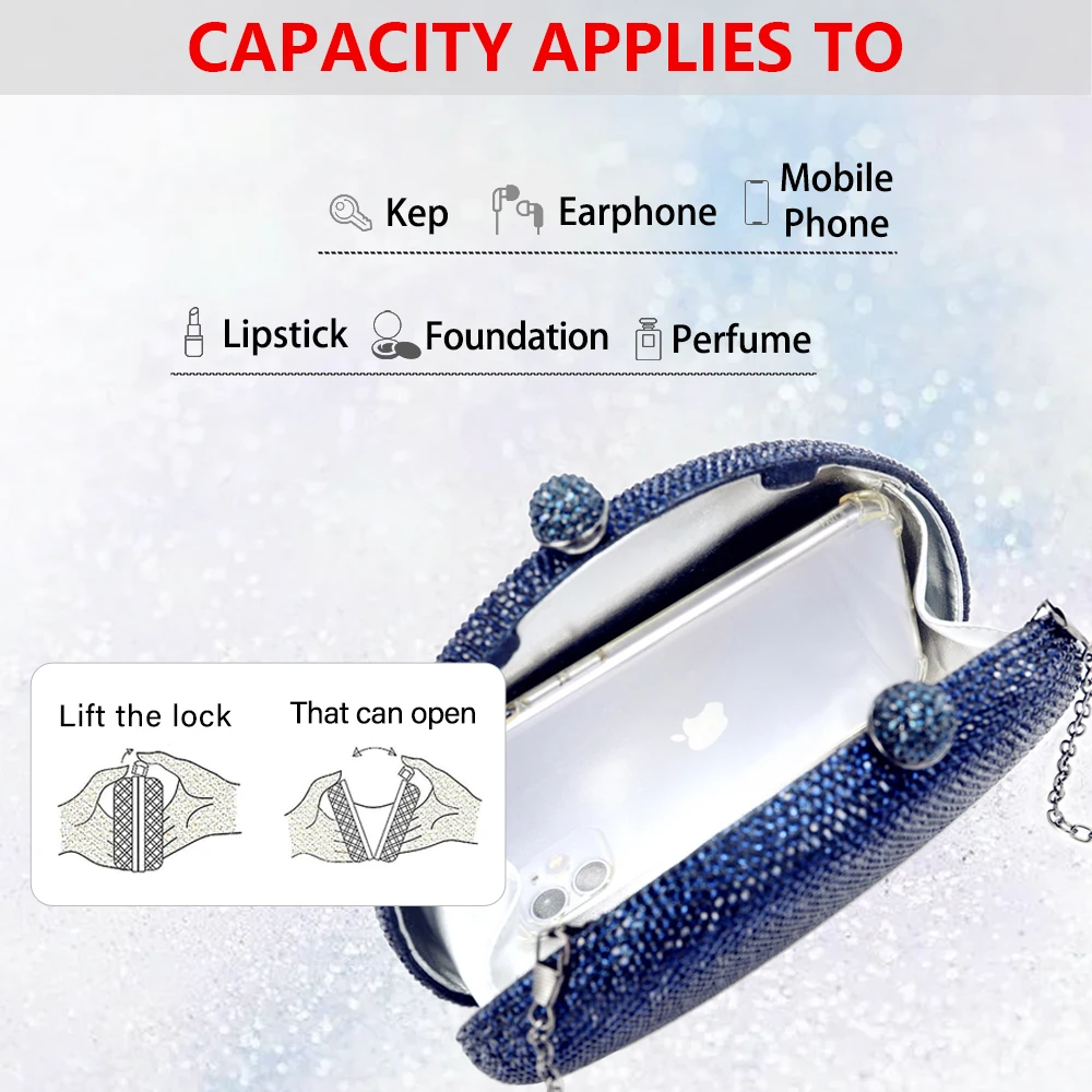 2024 роскошный брендовый женский кошелек каменная сумка клатч с кристаллами