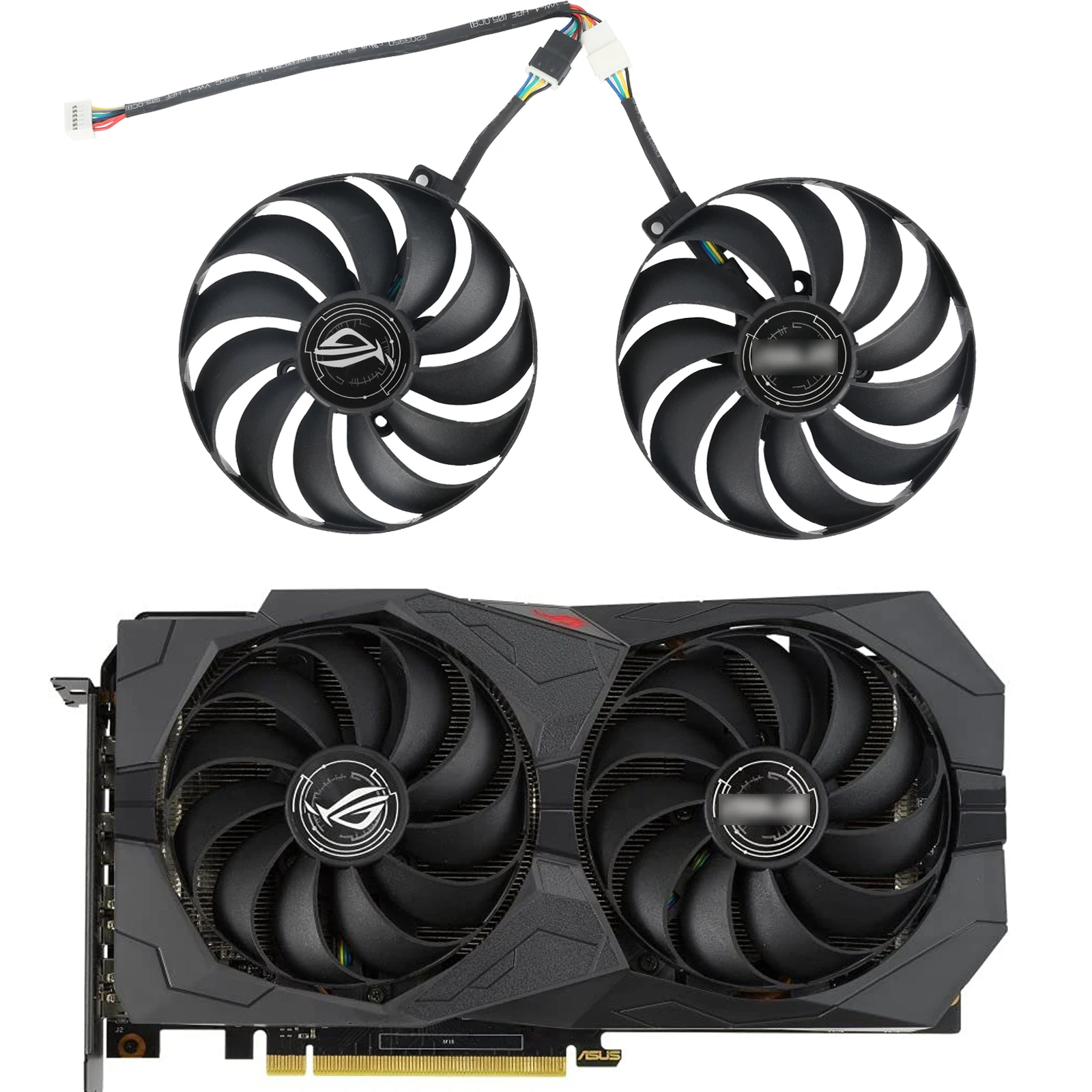 95 мм FDC10U12S9-C T129215SU, замена вентилятора графической карты для ASUS ROG Strix GTX 1660 1650 SUPER GTX1650S GTX1660S, охлаждающий вентилятор