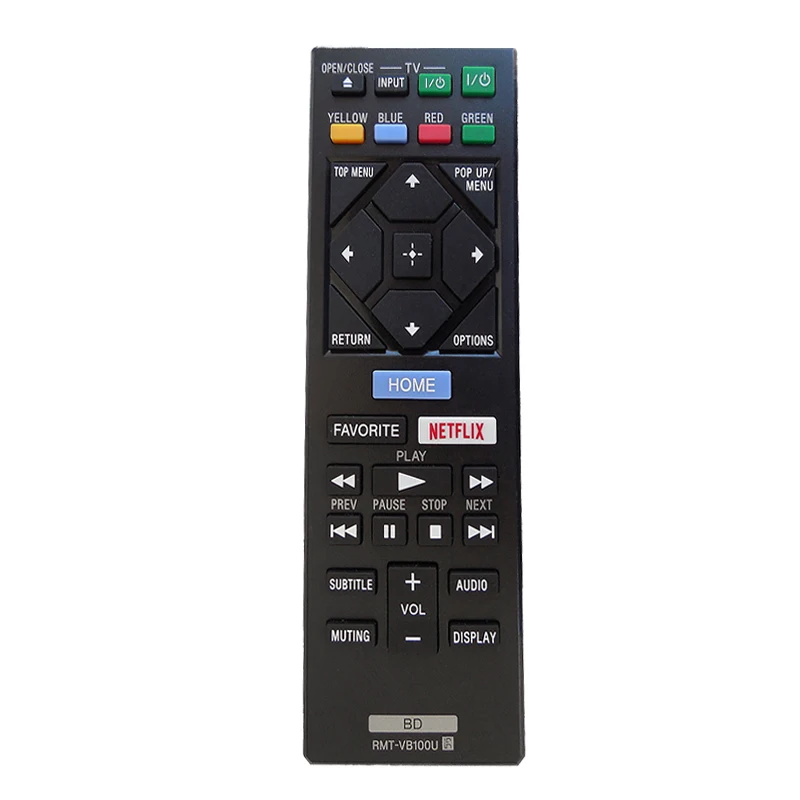 

For Sony Remote Control Black BDP-S6200 BDP-S2100 BDP-S350 RMT VB100U DVD Player BDP-S1500 S3500 BX150 Durable