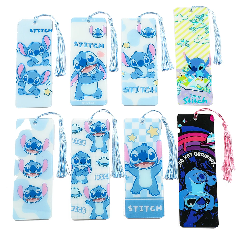 Акриловая закладка с кисточками для чтения