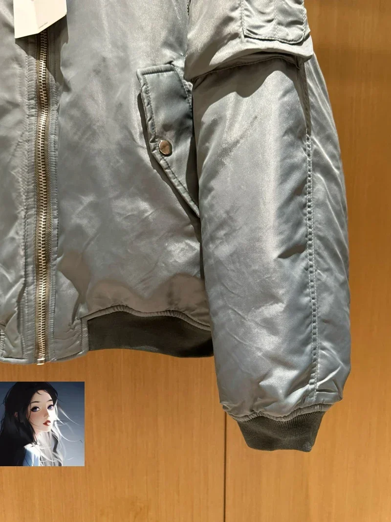 Утепленная хлопковая куртка-пилот с двойной молнией Grailz Project