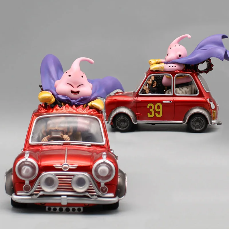 

14cm Dragon Ball Buu Figure GK Majin Buu Action Figure LG Satan Car Locomotive Boo 002 Anime PVC Model Collection Toys Doll Gift