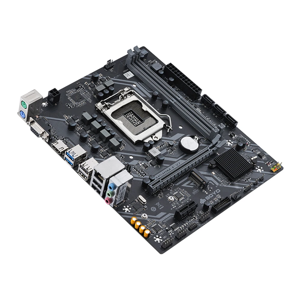 SOYO Полный новый телефон с Intel i3 10100F CPU материнская плата USB3.1 двухканальная DDR4 NVME