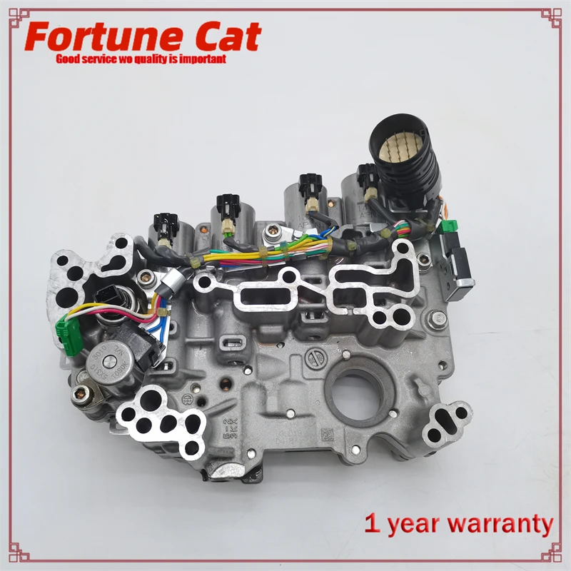 100% новый корпус клапана трансмиссии JF015E RE0F11A CVT с соленоидами для Nissan Sentra Note Versa