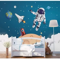 3d wallpaper fantasy starry sky astronaut wallpapers wall decor mural for kid room wall covering