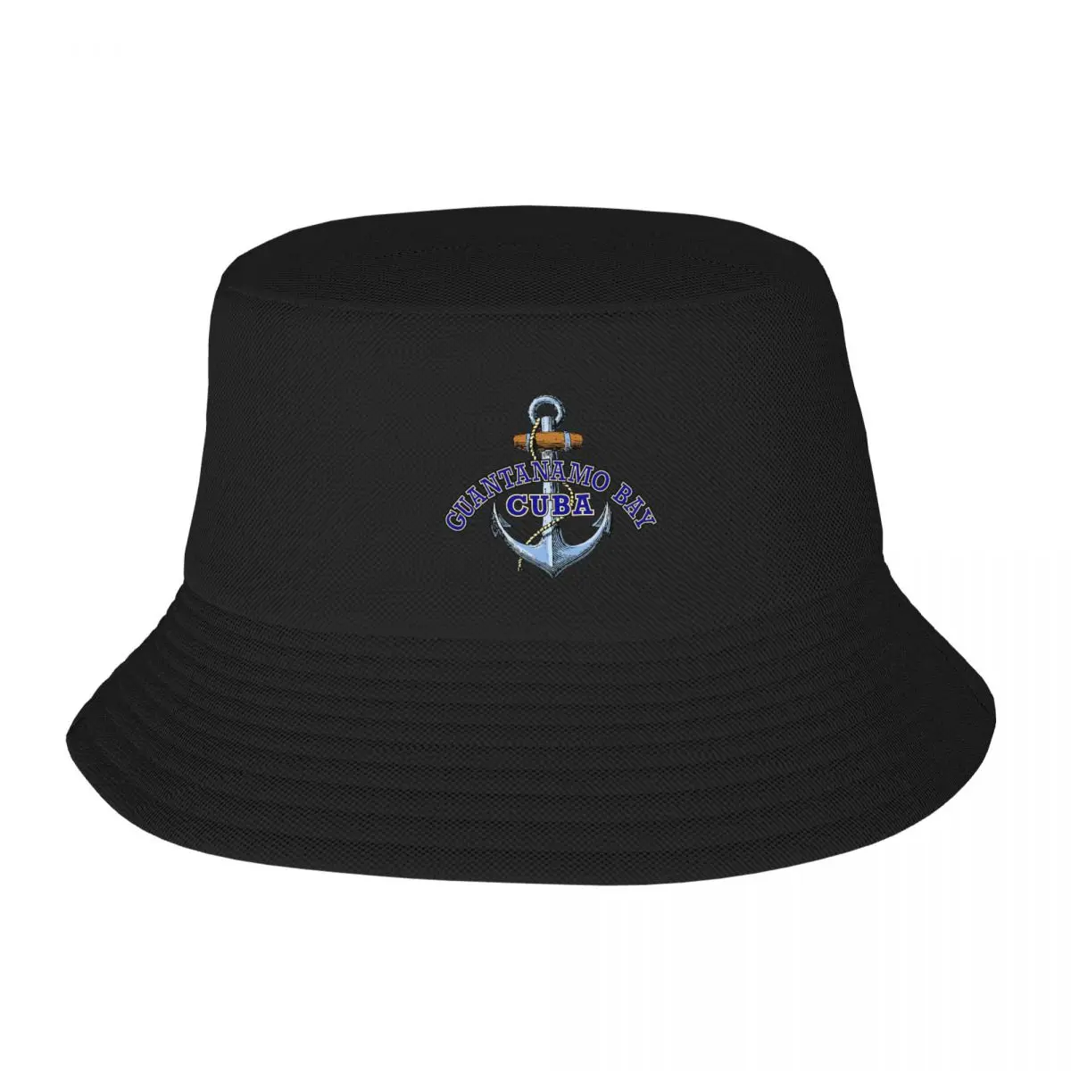 

GTMO Anchor Adult Fisherman's Hat Bob Bucket Hats Men Women Caps fisherman Hat Girl Boy Hat