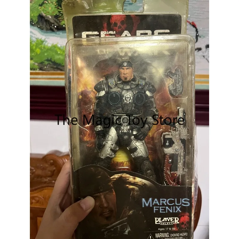 Фото Оригинальная фигурка Маркуса Феникса из Gears of War, коллекционная модель игрушки №1