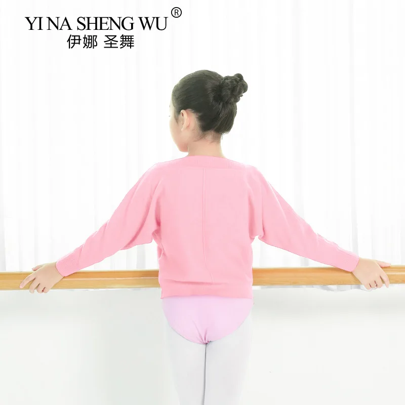 Детский гимнастический костюм для девочек с длинным рукавом