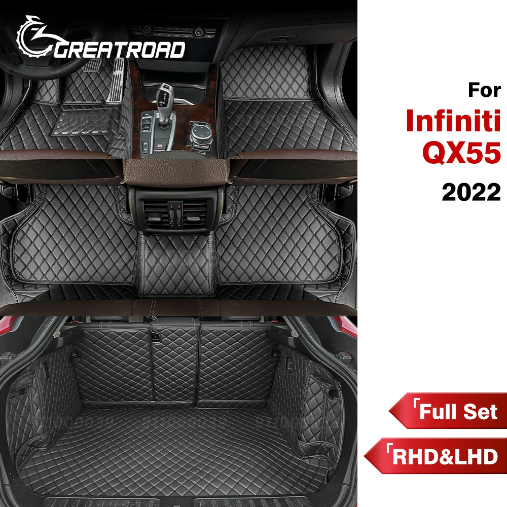 Автомобильные коврики и для багажника Infiniti QX55 2022 индивидуальные автомобильные