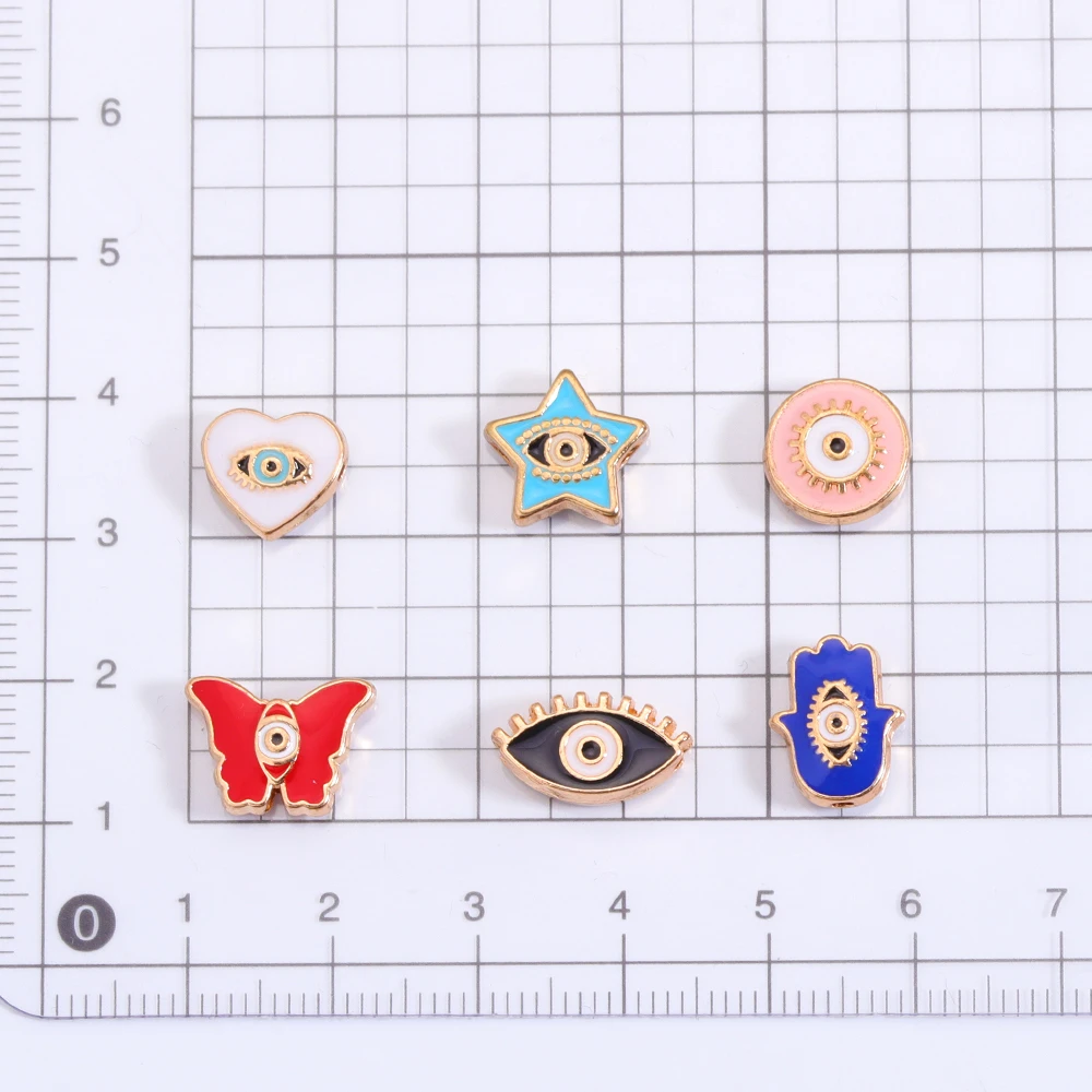 Разноцветные аксессуары для изготовления ювелирных изделий сделай сам 10 шт.