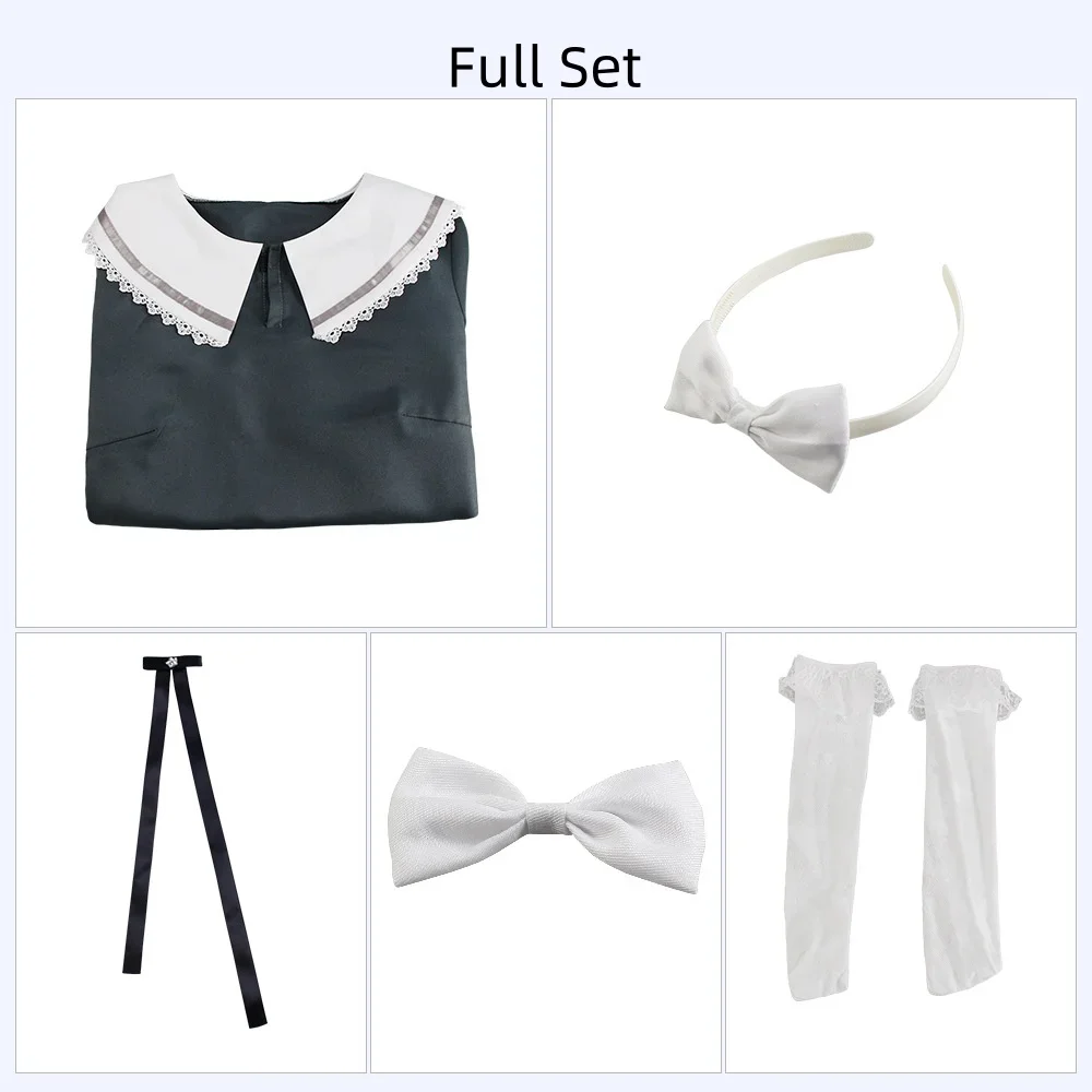 Аниме Wonder Egg Priority Neiru Aonuma Косплей Костюм Милое платье для девочек Головной убор