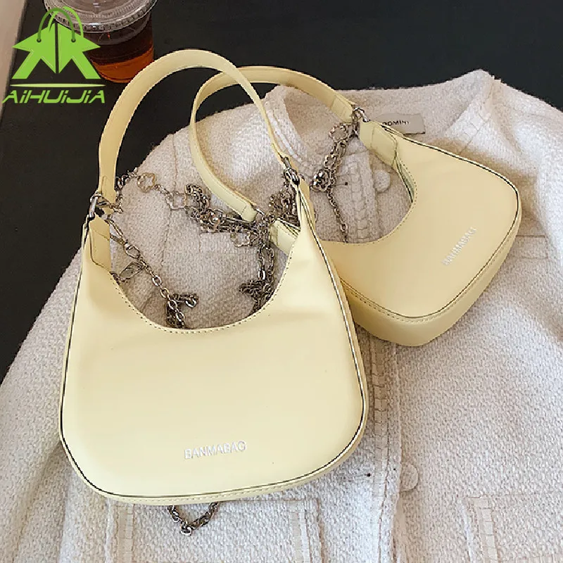 

Роскошные брендовые кошельки и сумки, дизайнерская сумка через плечо из искусственной кожи для женщин, модные сумки на подмышках с цепочкой...