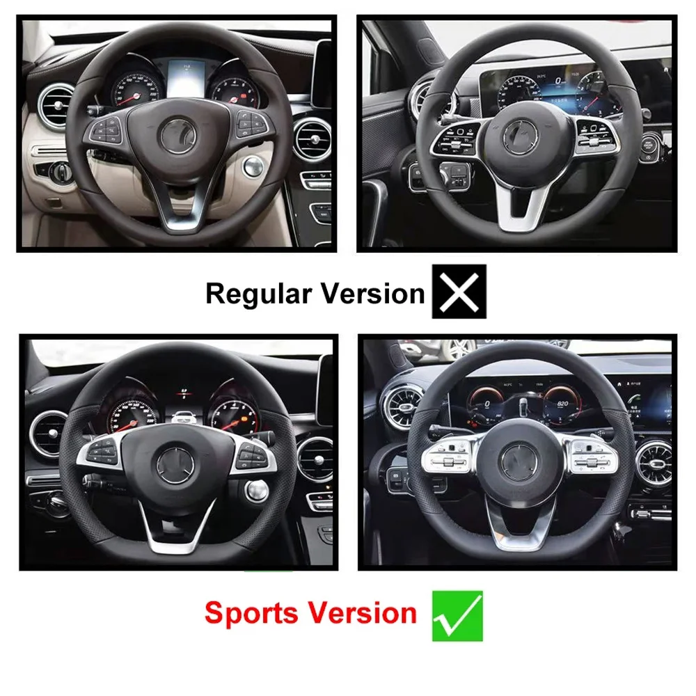 Фото Нижняя крышка рулевого колеса для Mercedes Benz подходит для AMG 2019 + sport Class A W177 класс B W205 W247 класс C E CLA GLB W213 №3