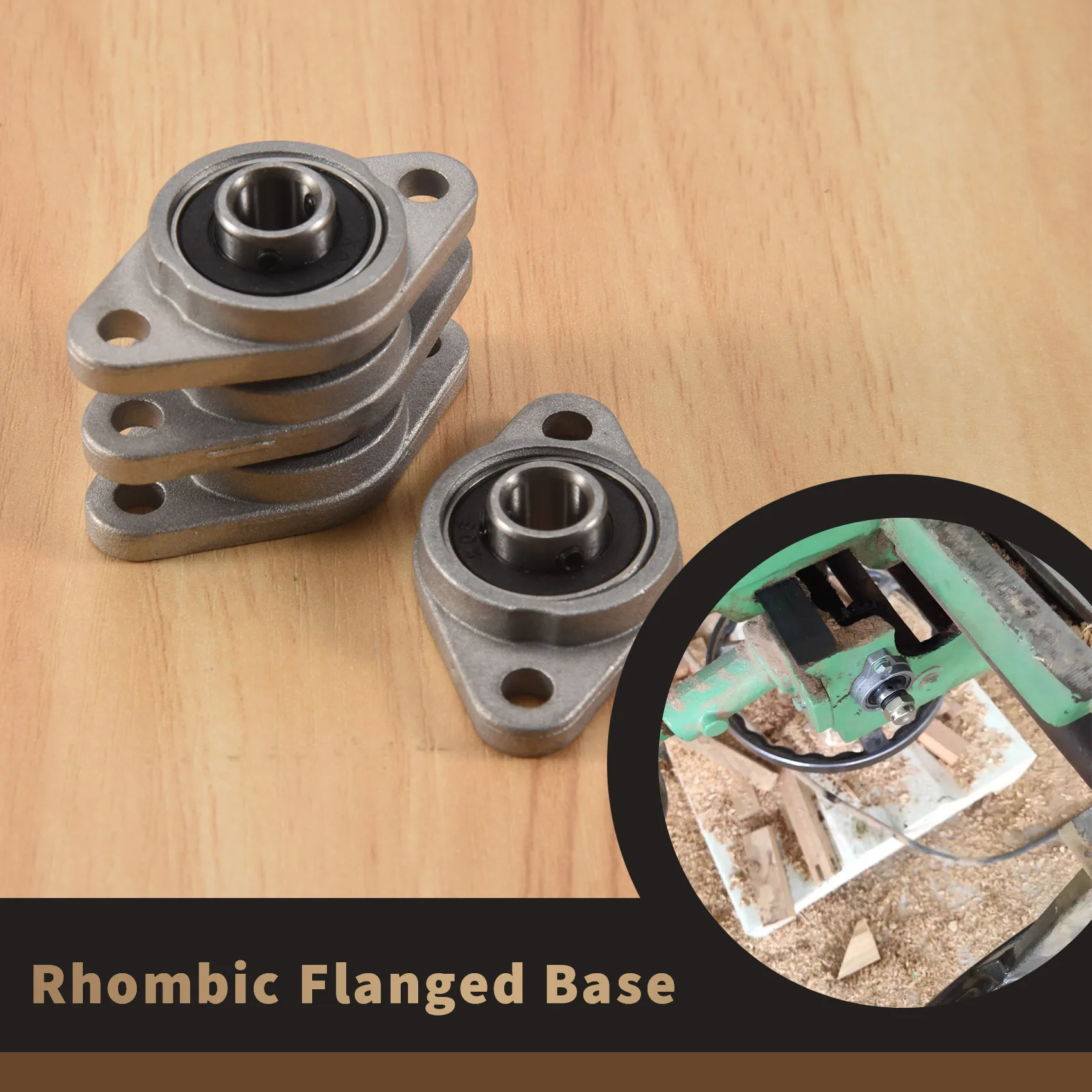 4 шт. Kfl08 опорный подшипник диаметром отверстия 8 мм из цинкового сплава