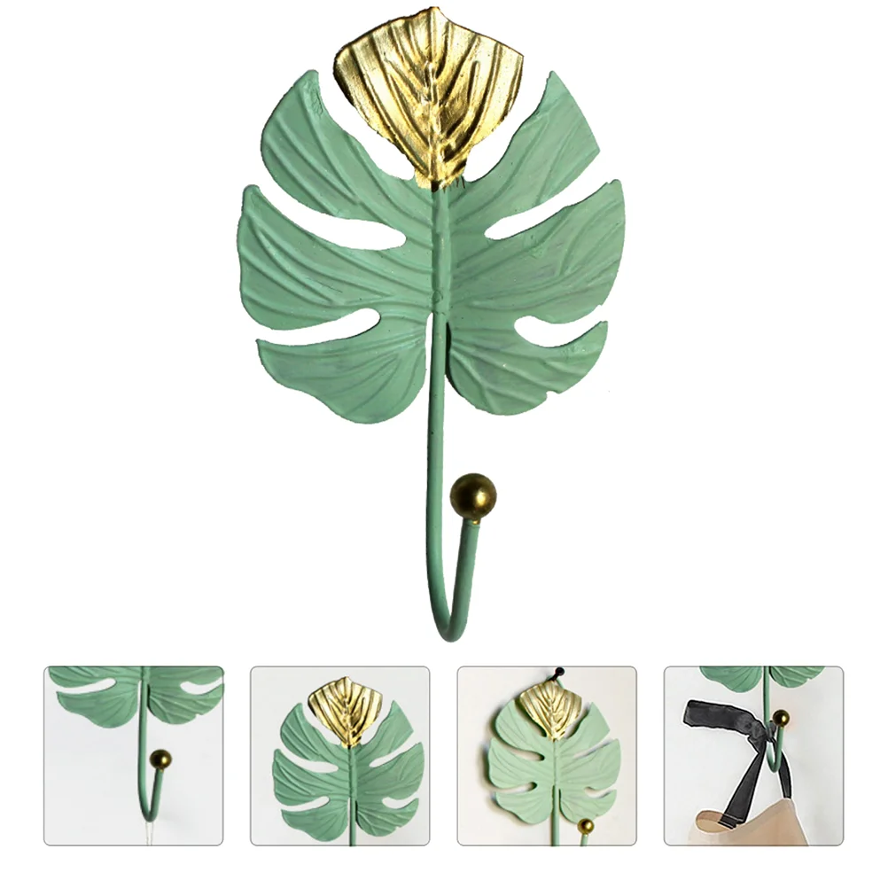

Сверхмощные металлические вешалки, креативные настенные крючки, зеленые домашний декор, сверхпрочные крючки для полотенец, крючки для стен с листьями, крючок для одежды