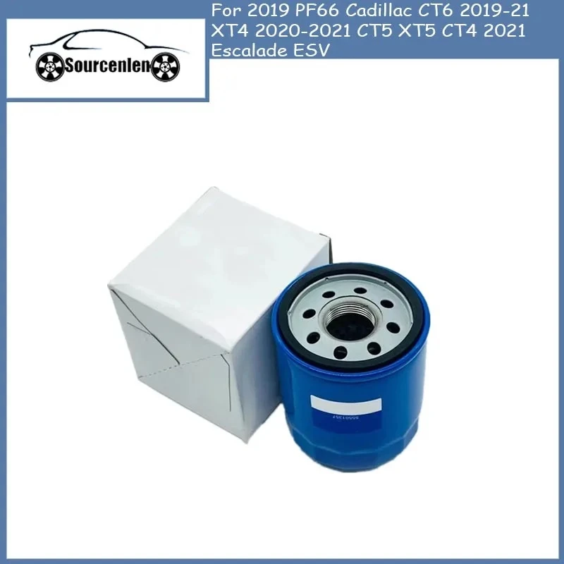 

Масляный фильтр PF66 55501357 для Cadillac CT6 2019-21 XT4 2019-2020 CT5 XT5 CT4 2021 Escalade ESV