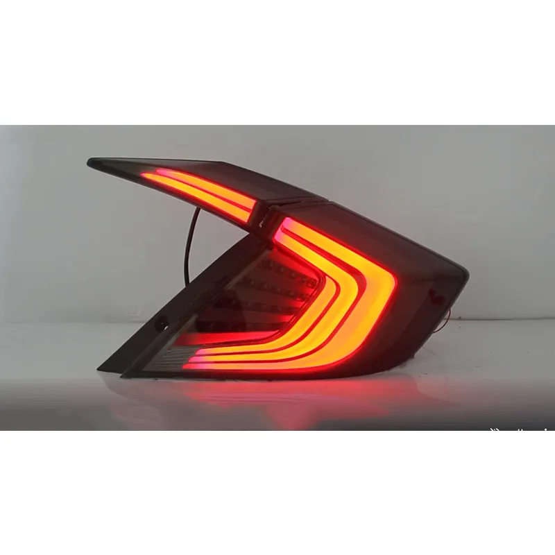 Светодиодный ные автомобильные задние фонари для Honda Civic 2016-UP противотуманные
