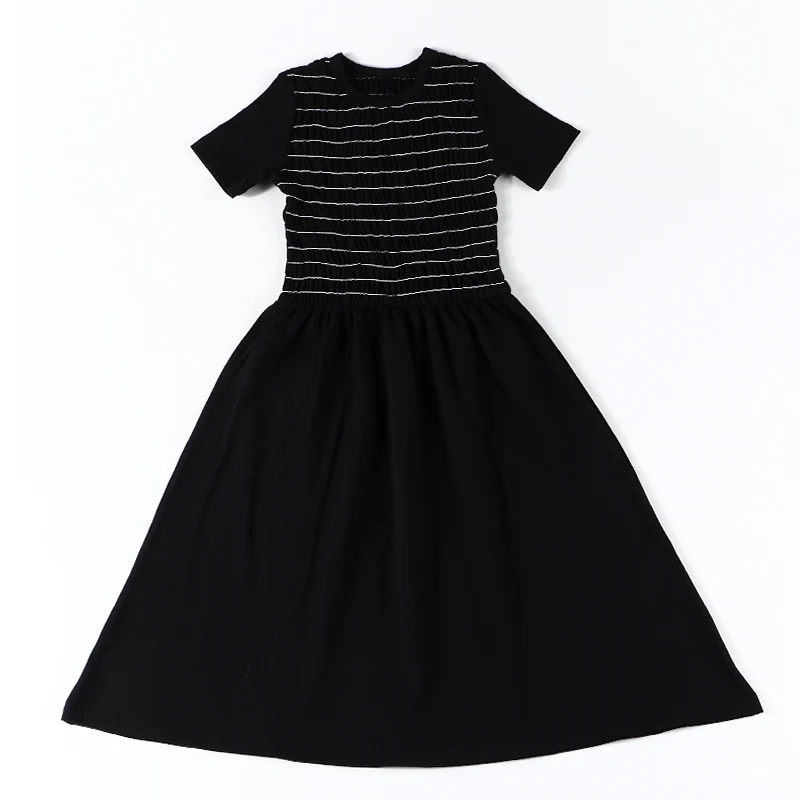 

Girls and lady robe long sleeves clothes leopard heart summer and spring maxi dress casual women dresses cotton and spandex