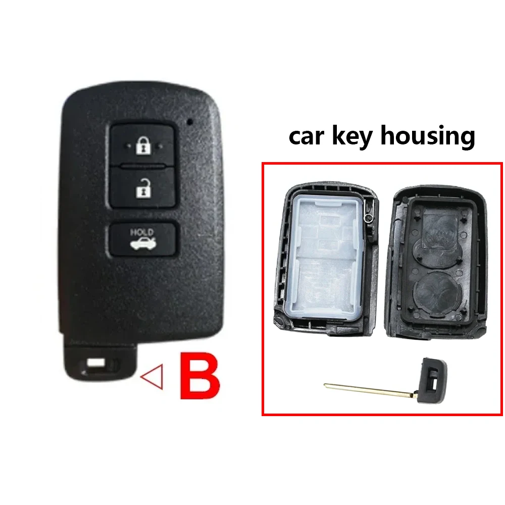 

2 3 4 кнопки корпуса автомобильного ключа брелок для Toyota Camry Corolla Avalon Rav4 2012 2013 2014 2015 Land Cruiser Highlander