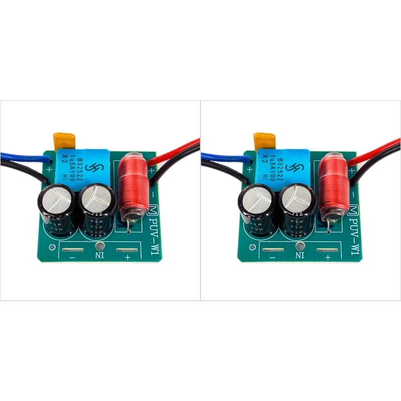 

2X 60W 2 Way Audio Speaker Frequency Divider Treble Bass TWS 2 Unit Crossover Accessory