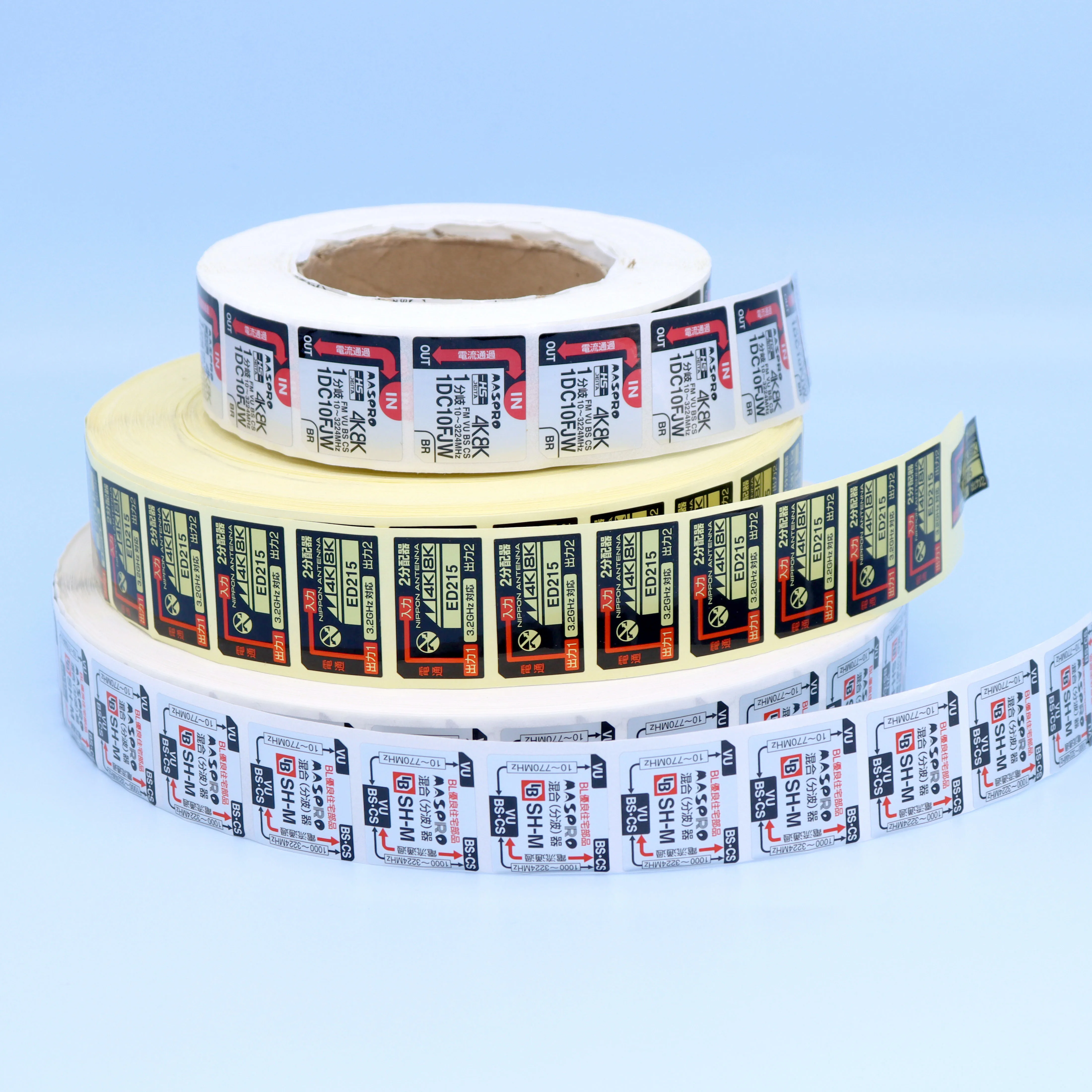 

100-500pcs Custom Stickers Waterproof Aesthetic Labels for Products Information Silver Variety by Customized Rectangle Tape