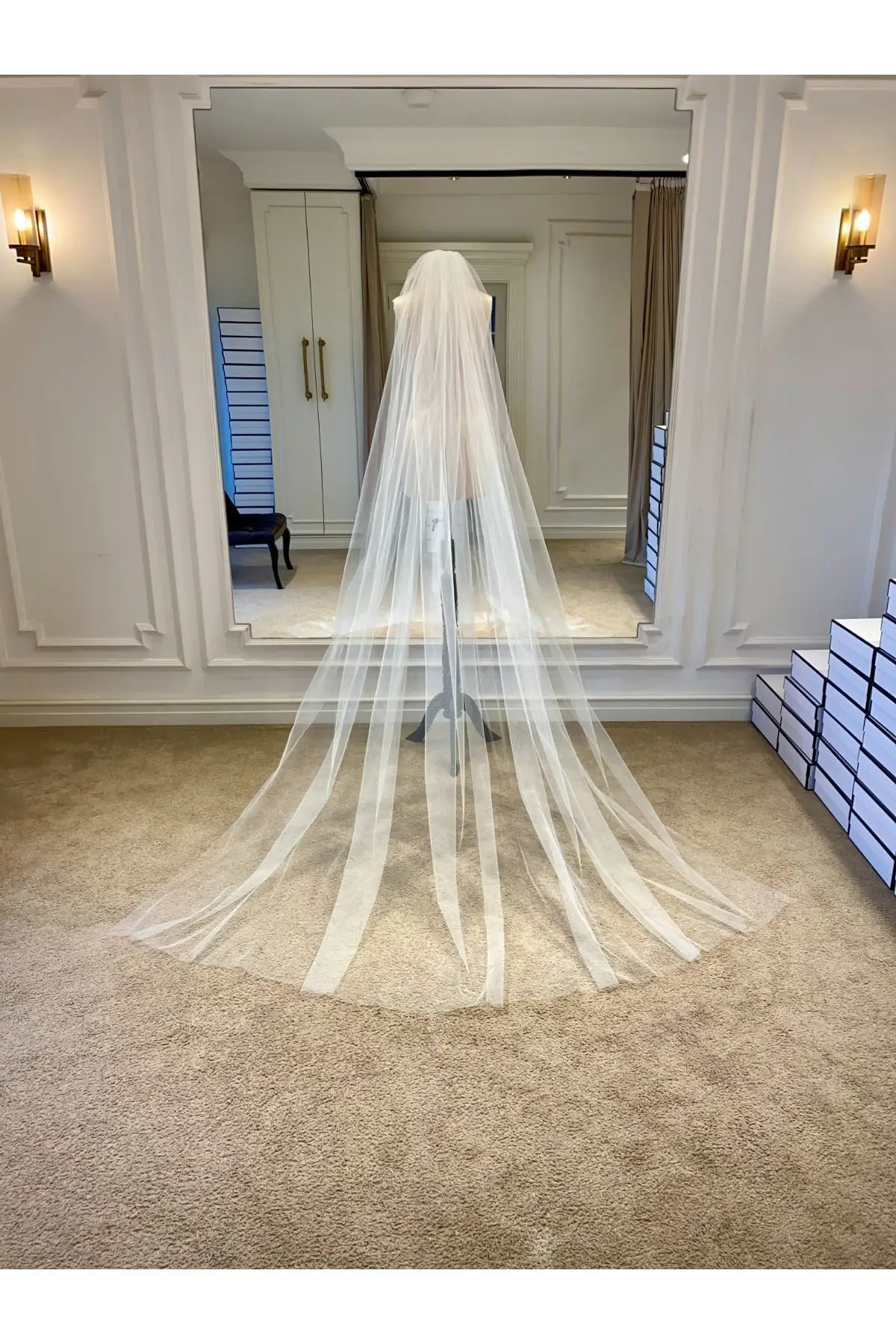 

Длинная фата для невесты, 250 см