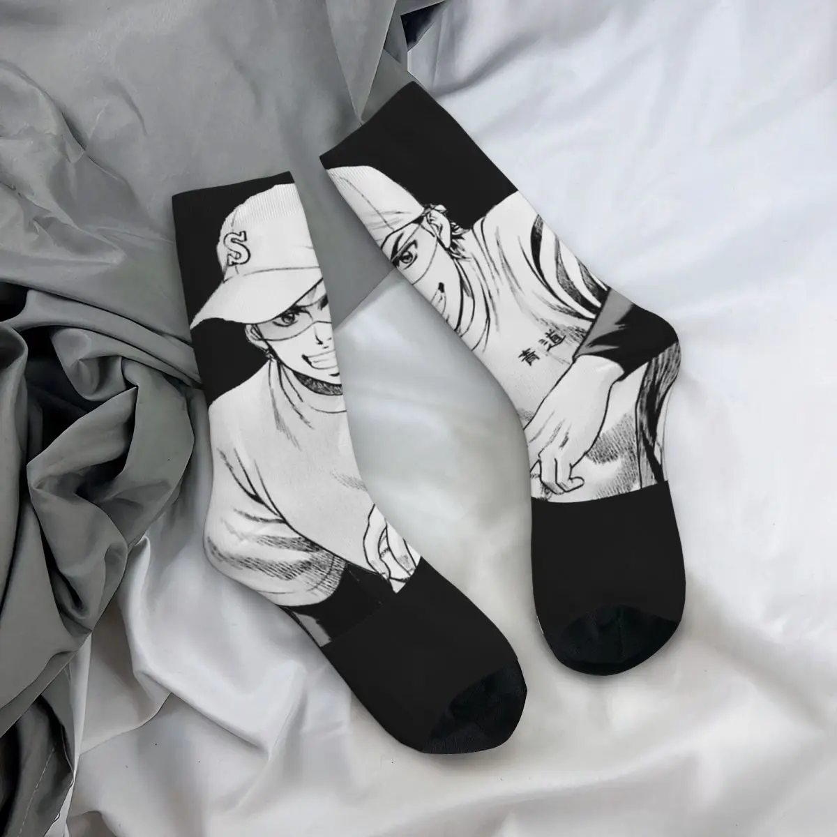 Забавные сумасшедшие носки для мужчин винтажные бесшовные Kazuya Miyuki в стиле